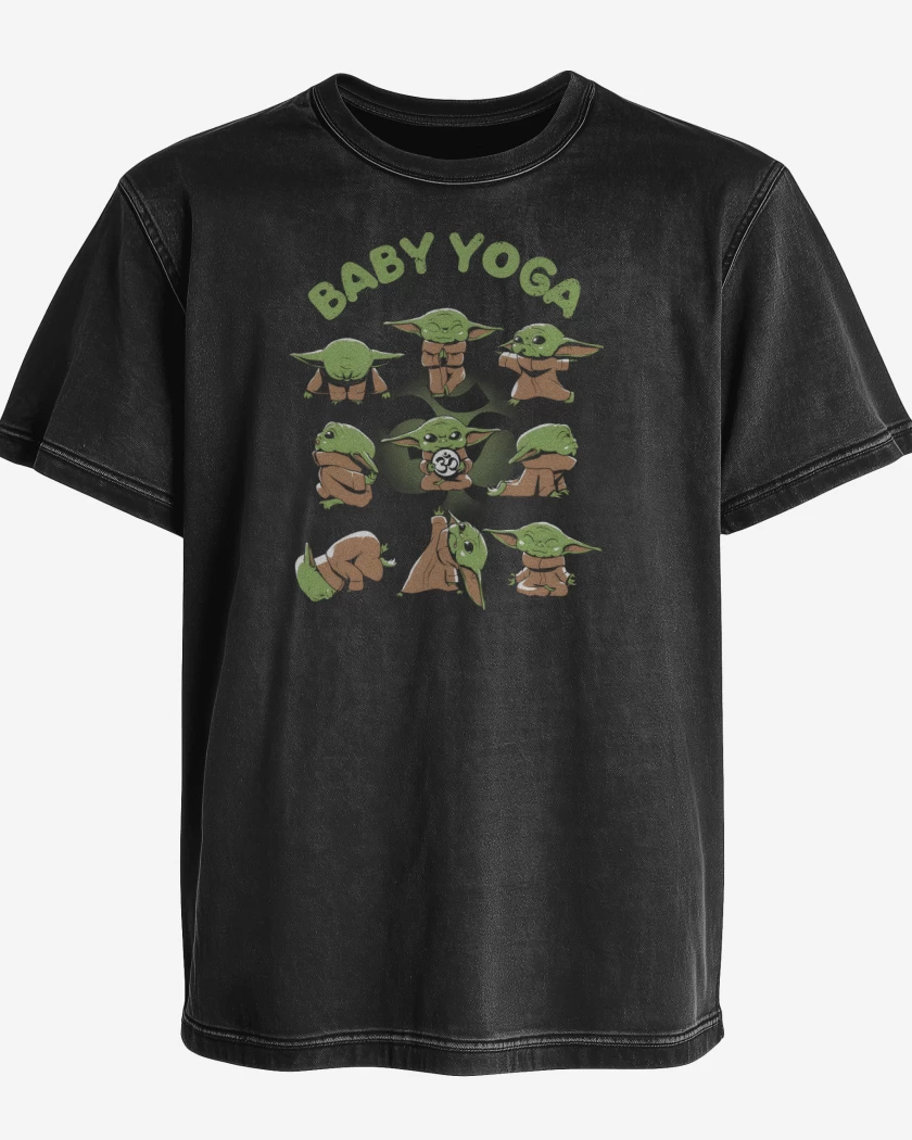 Polera desgastada Baby Yoga