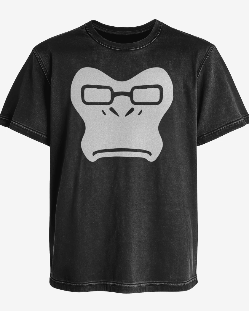Polera desgastada Negro de Winston