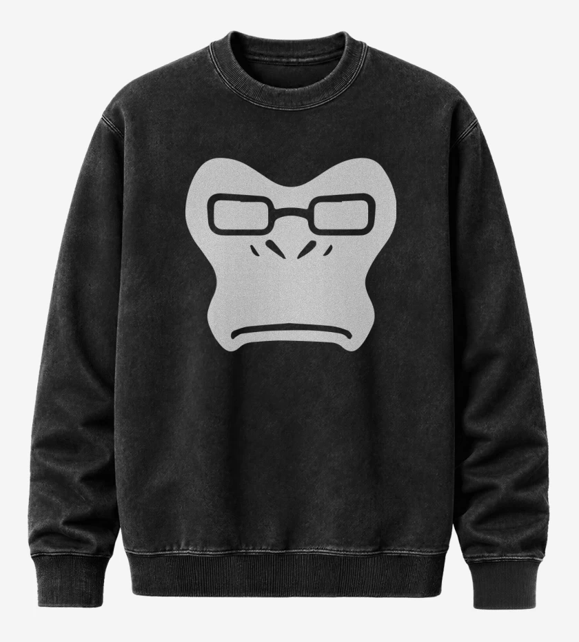 Poleron Polo Acid Wash Negro de Winston