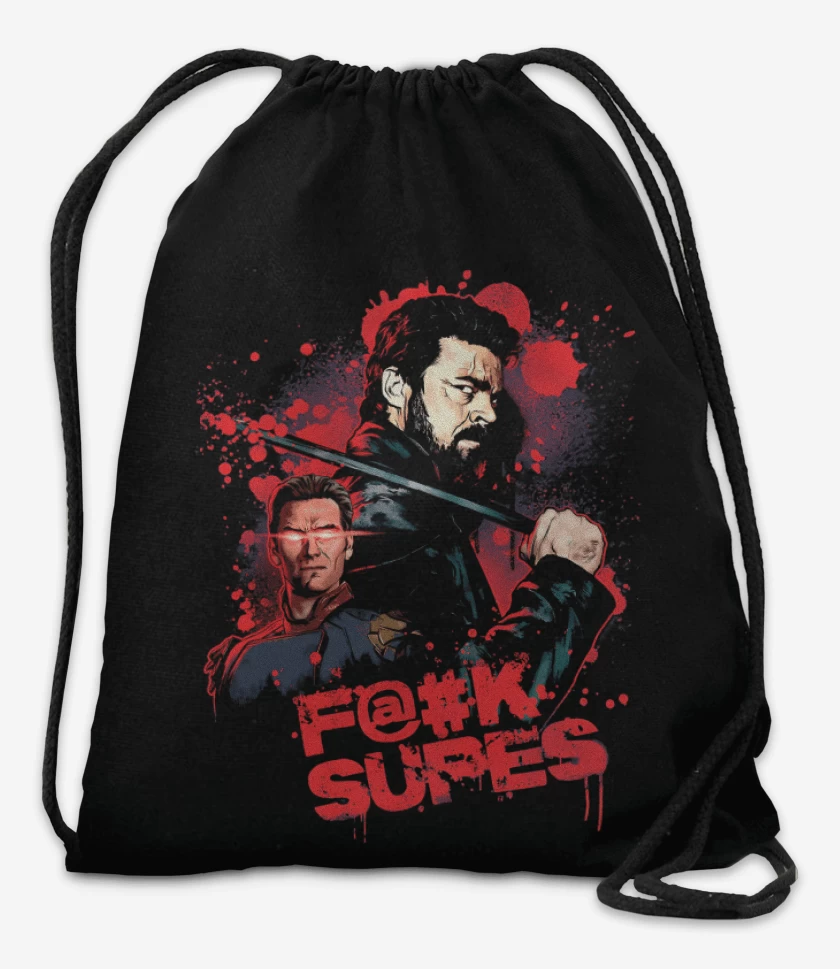 Mochila Negro de Fuck Supes