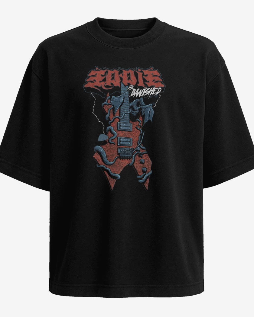 Polera Oversize Negro de The Banished