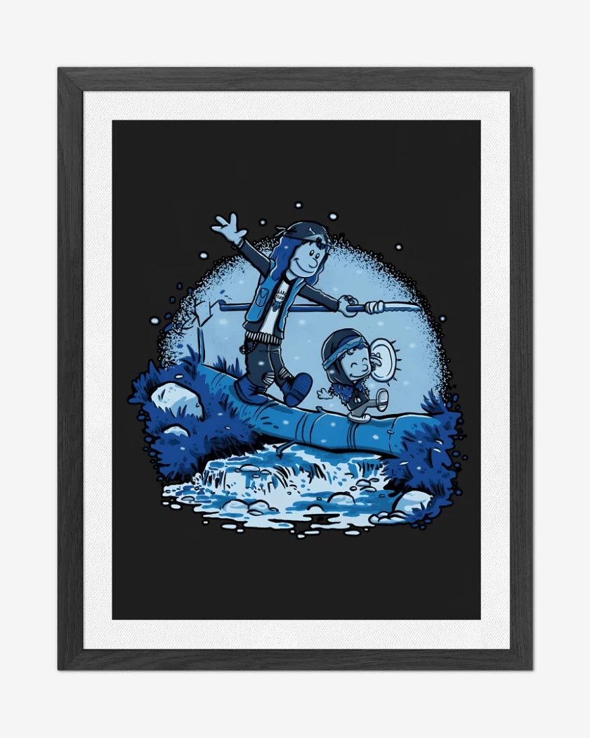 Cuadro decorativo Negro de Eddie & Dustin Upside