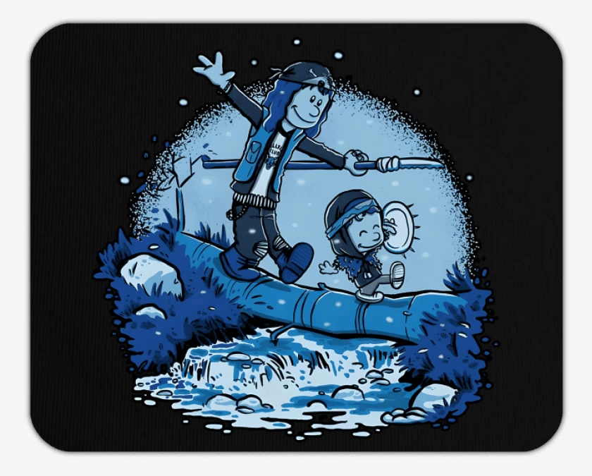 Mousepad Eddie & Dustin Upside