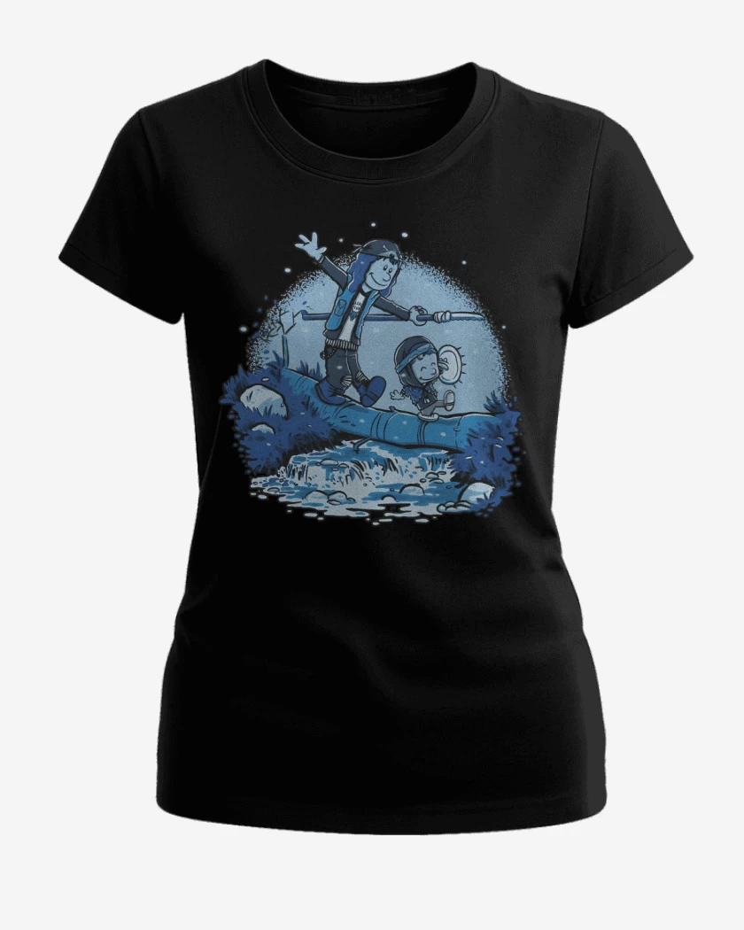 Polera de Mujer Negro de Eddie & Dustin Upside