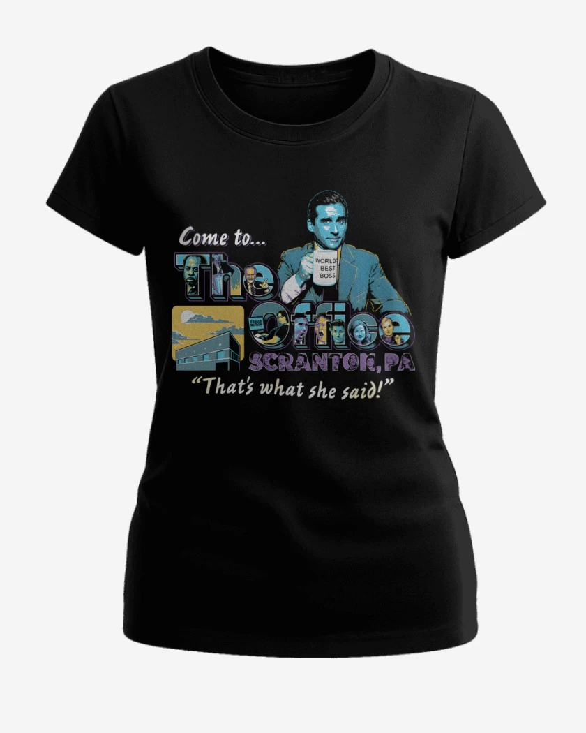 Polera de Mujer Negro de Come to THE OFFICE