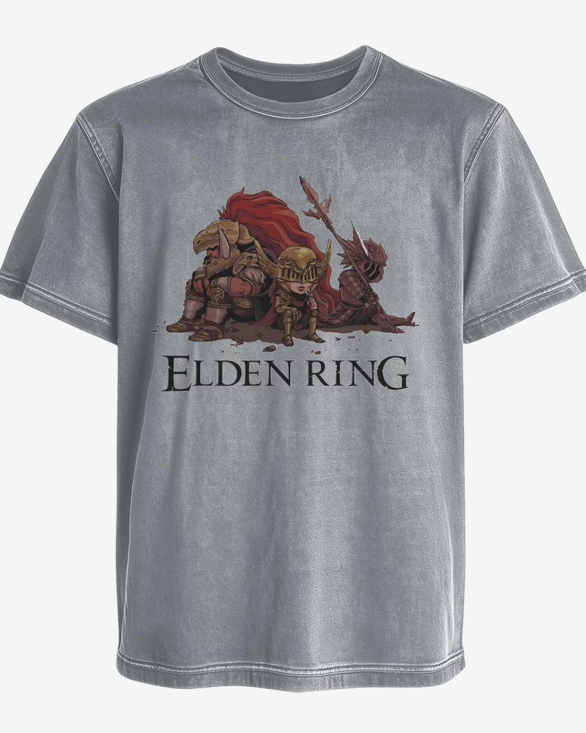 Polera desgastada Elden Souls