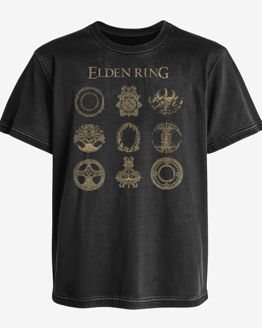 Polera desgastada Símbolos de Elden