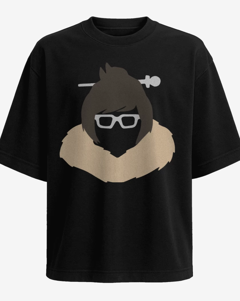 Polera Oversize Negro de Mei