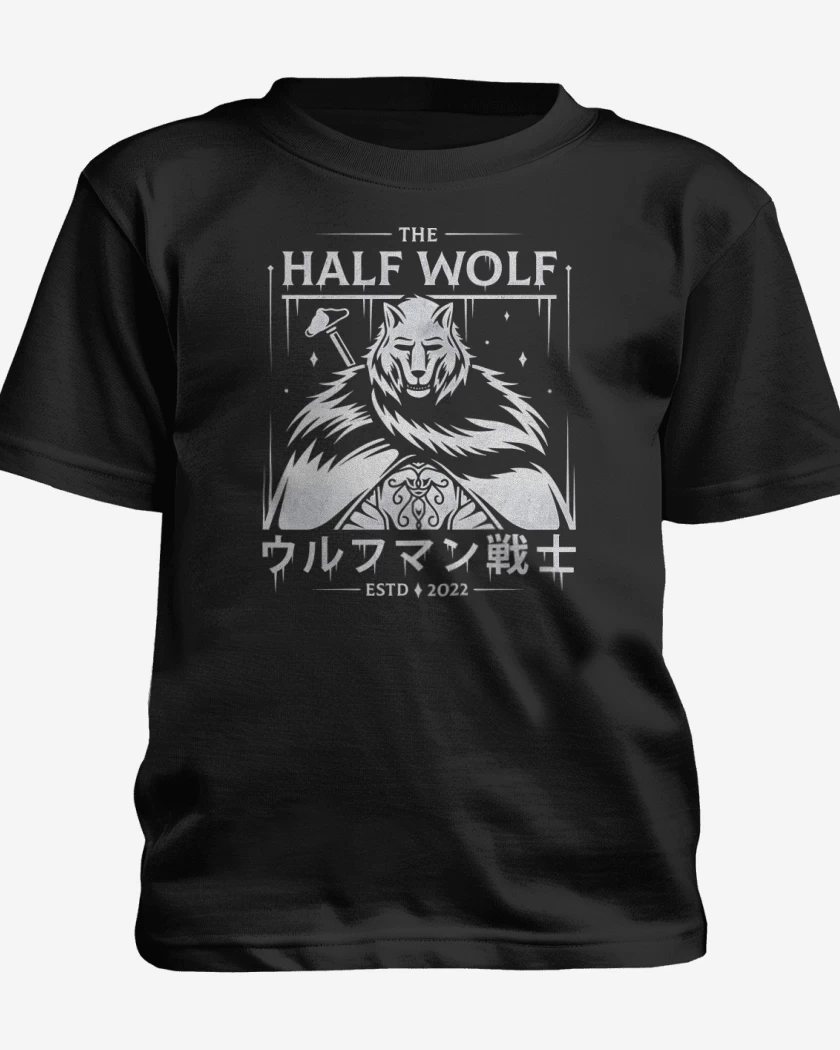 Polera de niño Half Wolf Blaidd