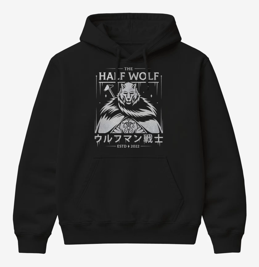 Poleron Canguro básico Half Wolf Blaidd