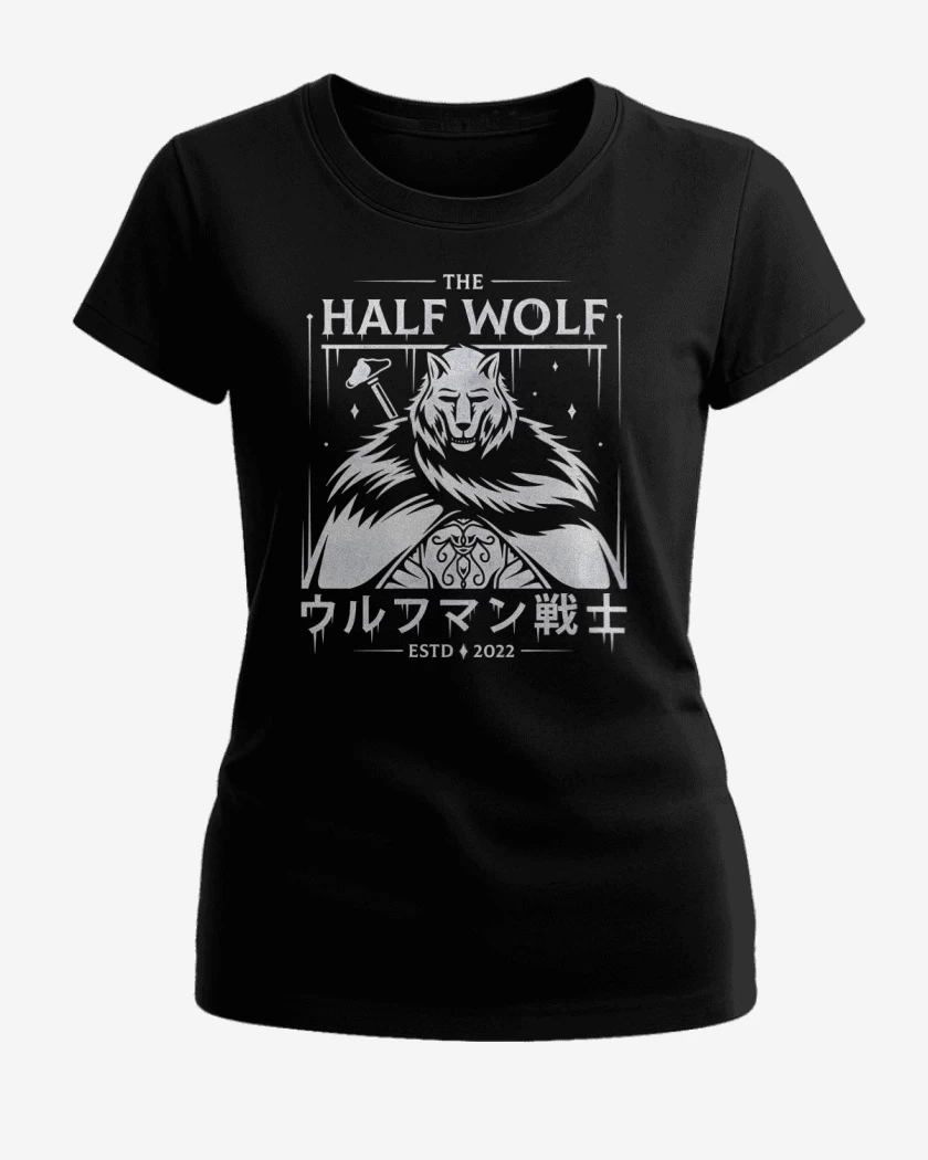 Polera de Mujer Half Wolf Blaidd