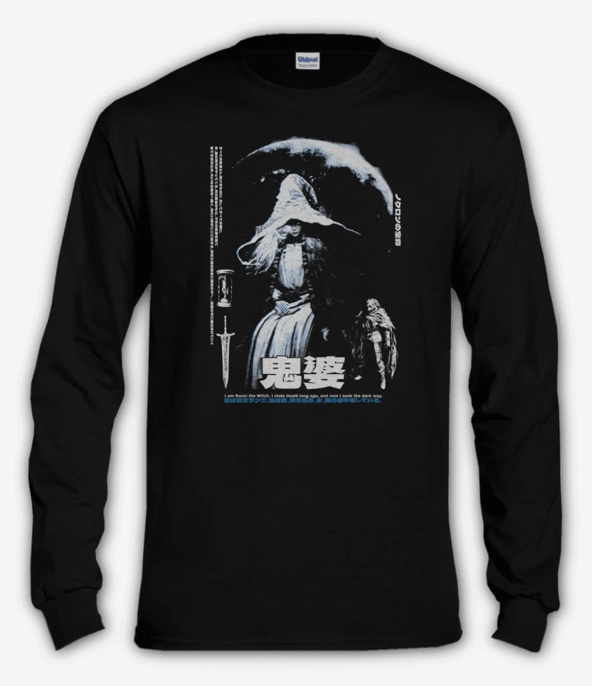 Polera manga larga Negro de Ranni