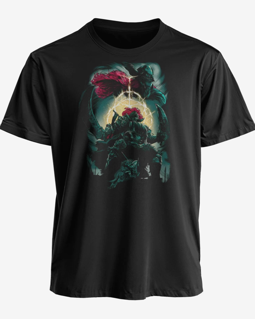 Polera premium Negro de General Radahn x Malenia