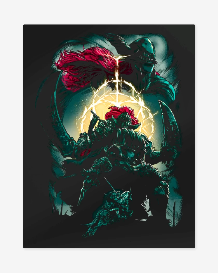 Print metalico General Radahn x Malenia