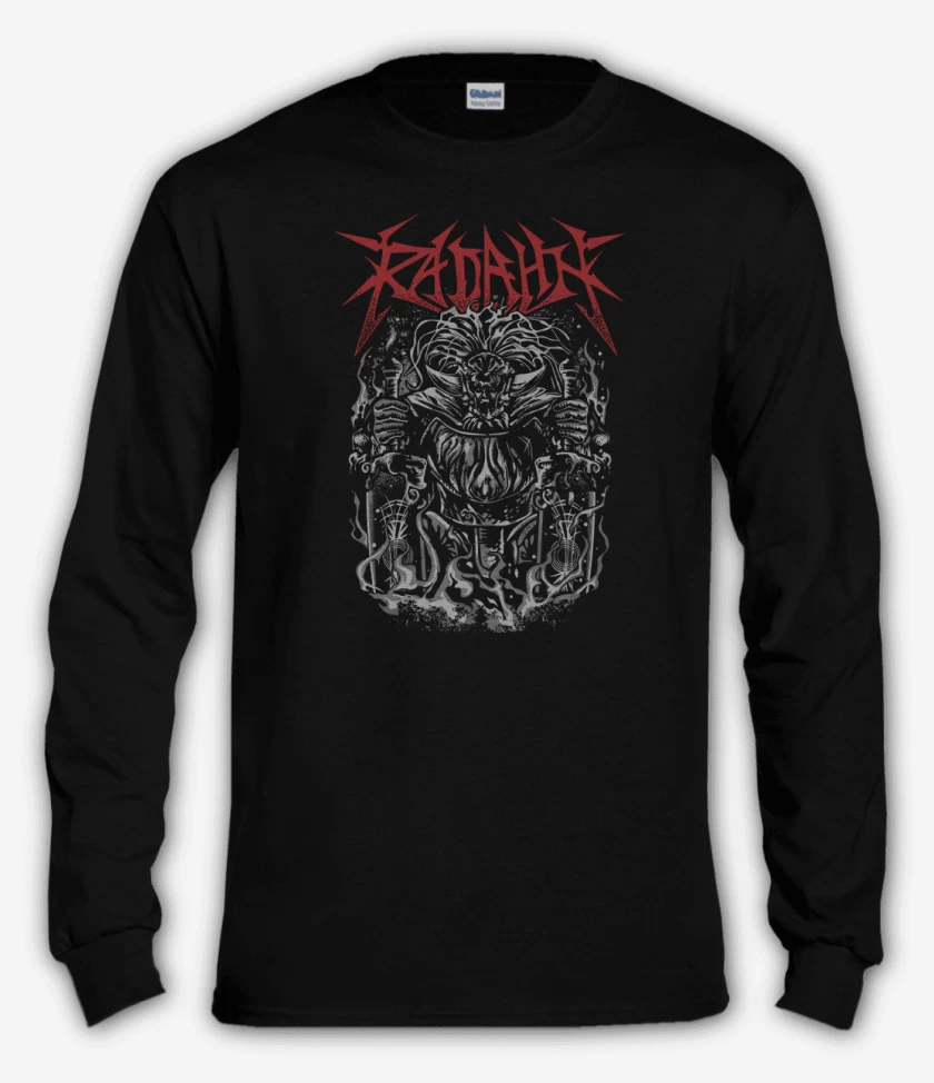 Polera manga larga Negro de Radahn