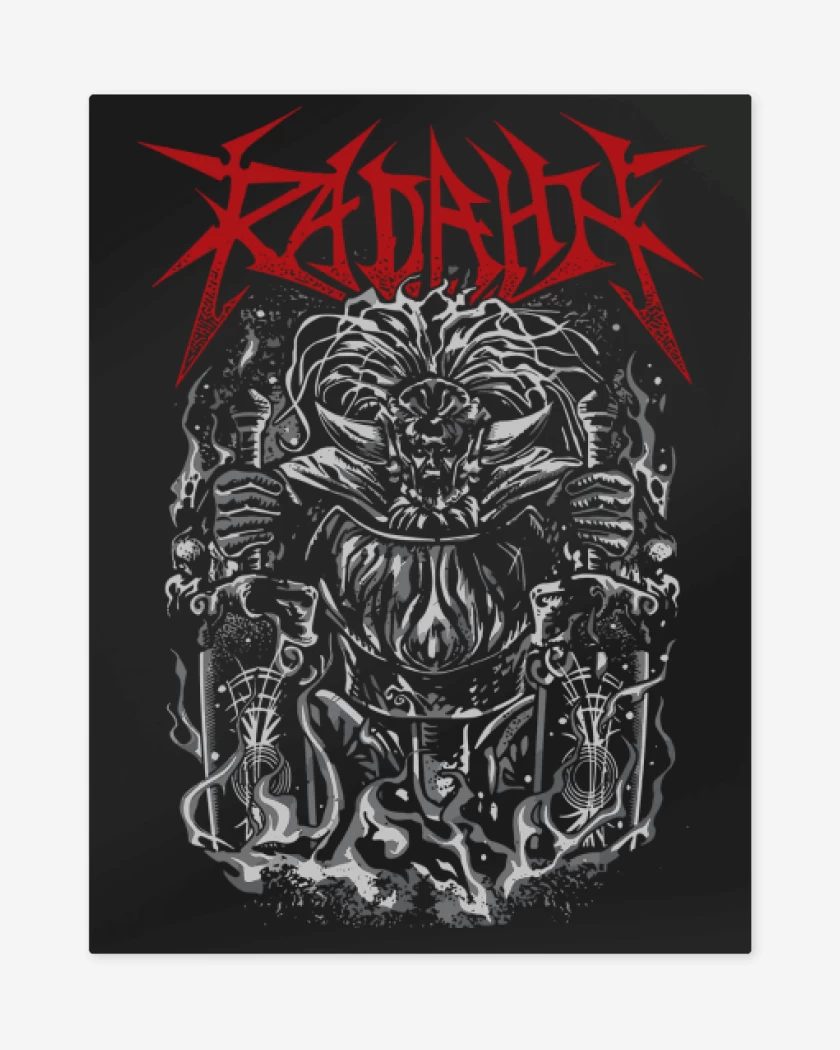 Print metalico Radahn