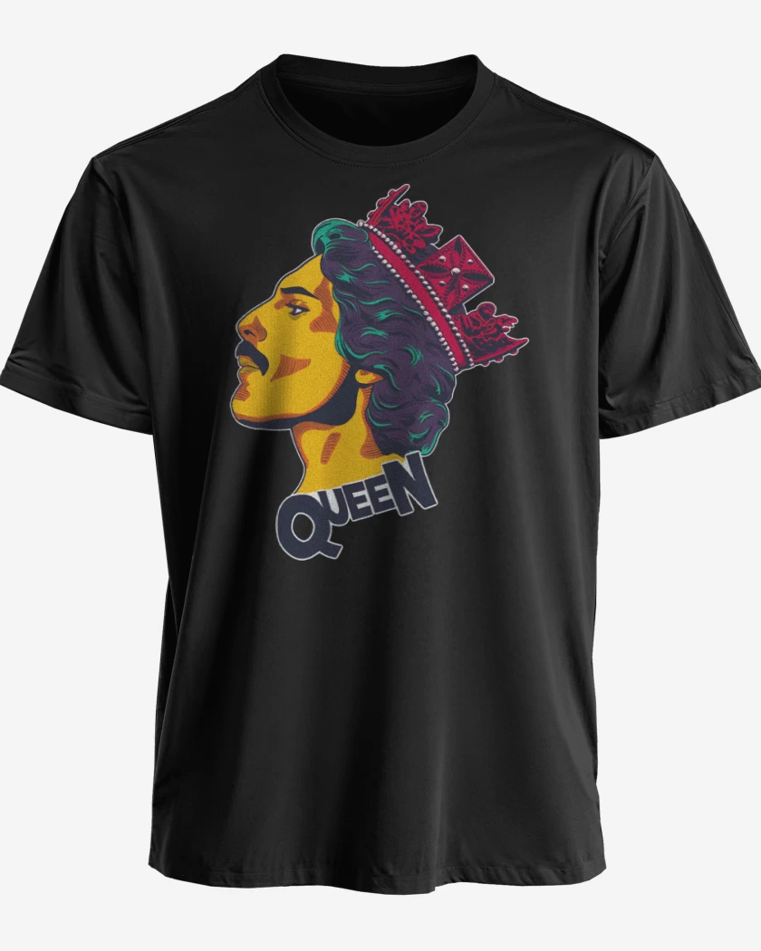 Polera premium Negro de Queen Mercury