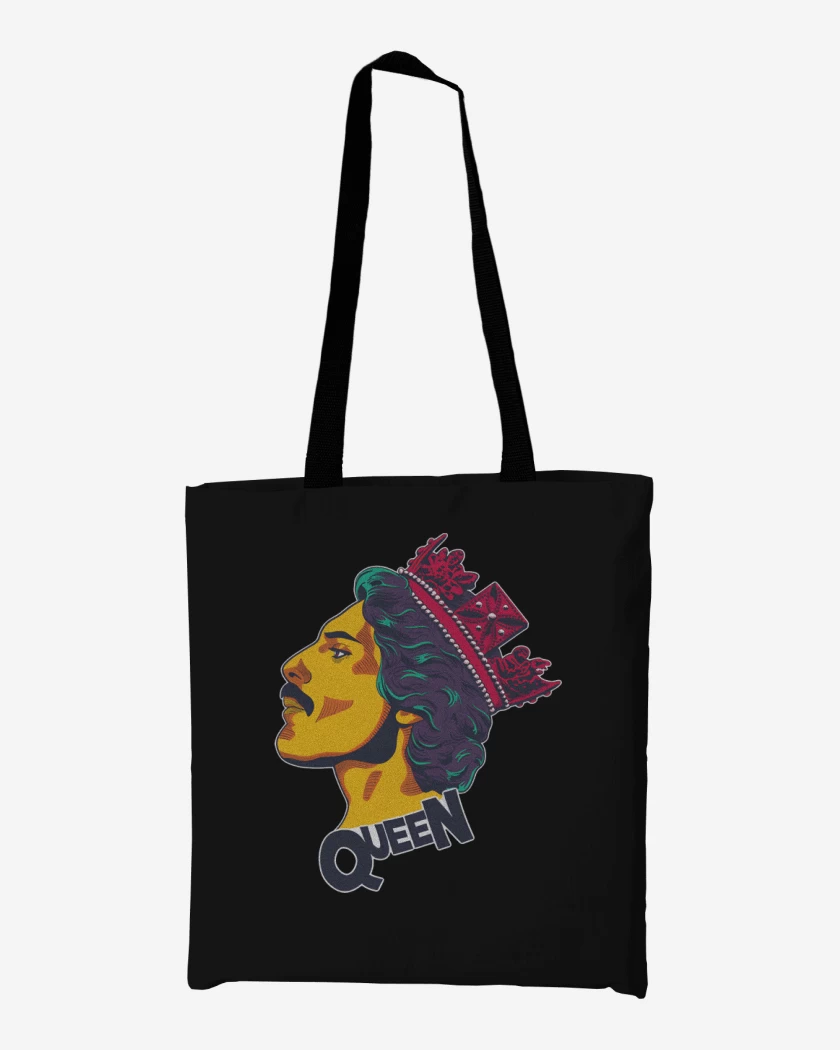 Totebag Negro de Queen Mercury
