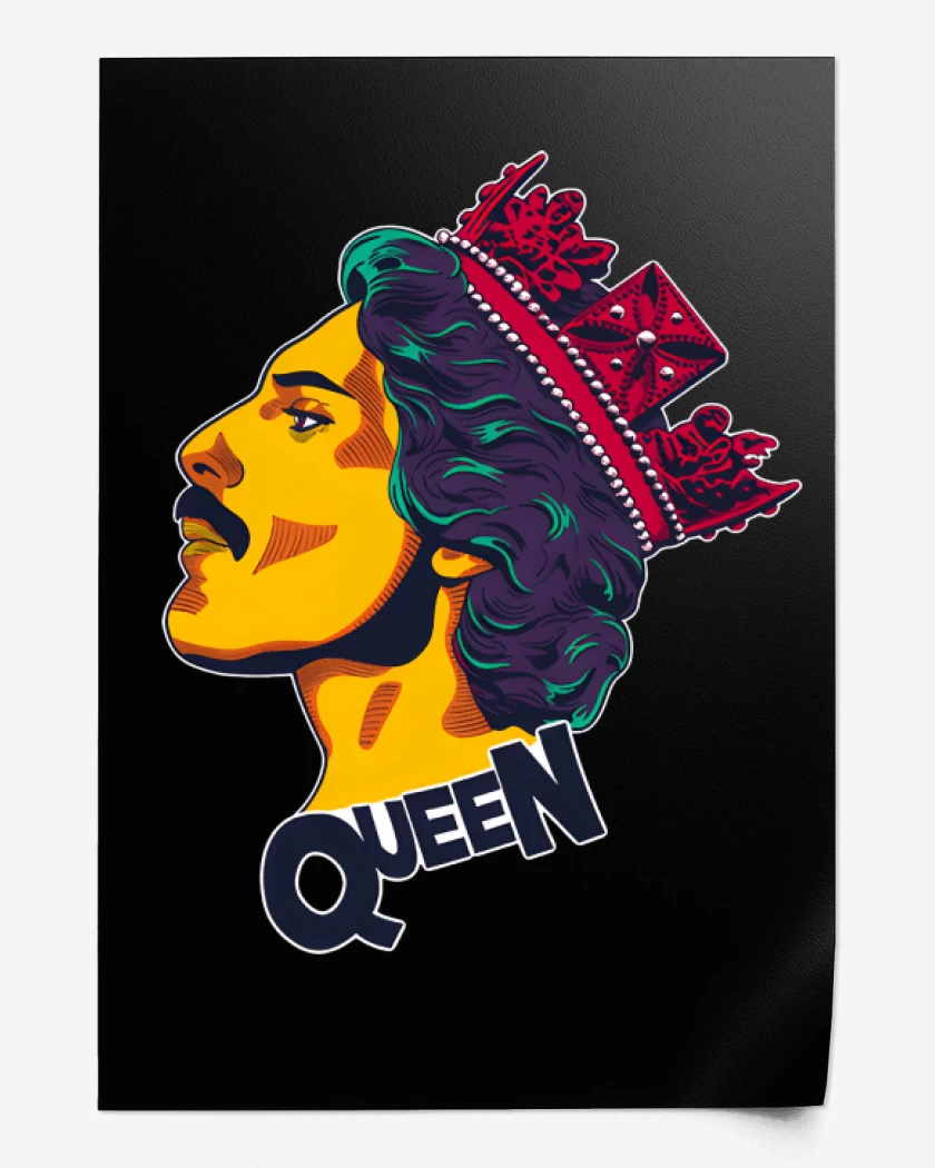 Print Queen Mercury