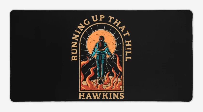 Mouse pad Gamer Running Up Hawkins