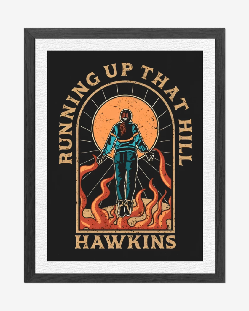 Cuadro decorativo Negro de Running Up Hawkins