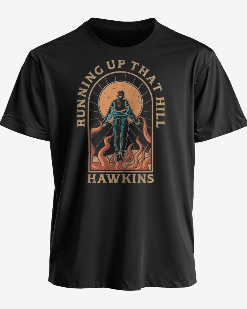 Polera premium Negro de Running Up Hawkins