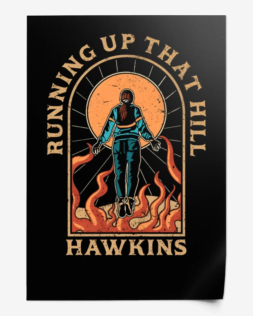 Print Running Up Hawkins