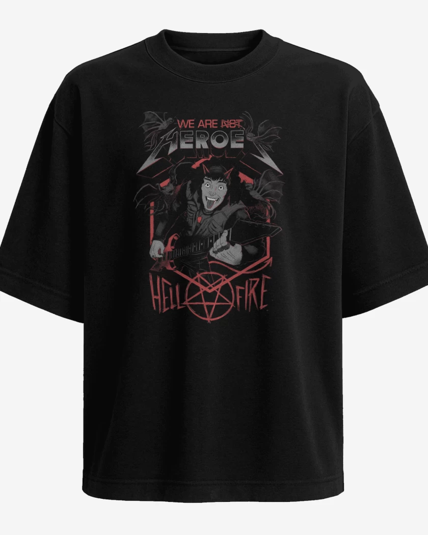 Polera Oversize Héroe de Hawkins 