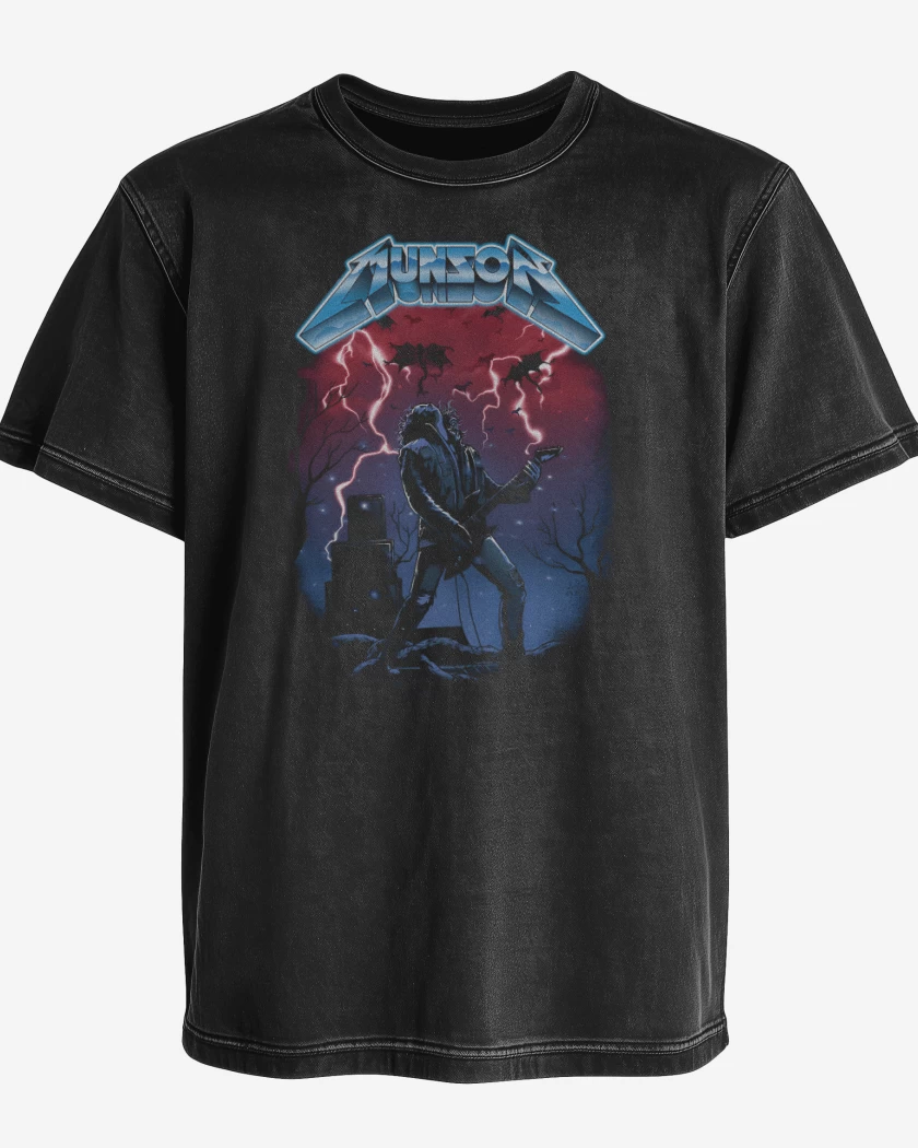 Polera desgastada Munson