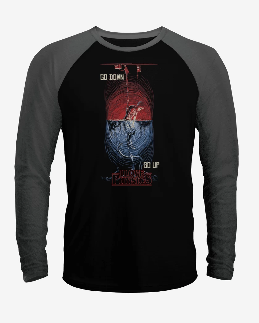 Polera Raglan I Love Physics
