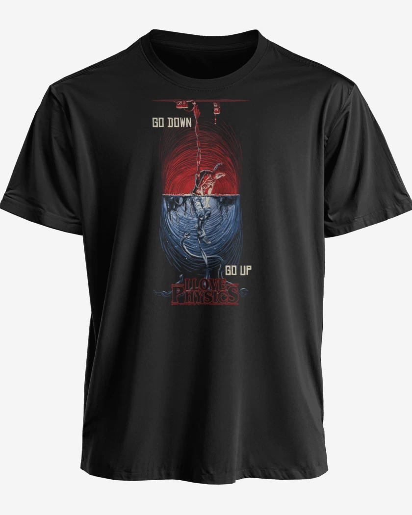 Polera premium Negro de I Love Physics