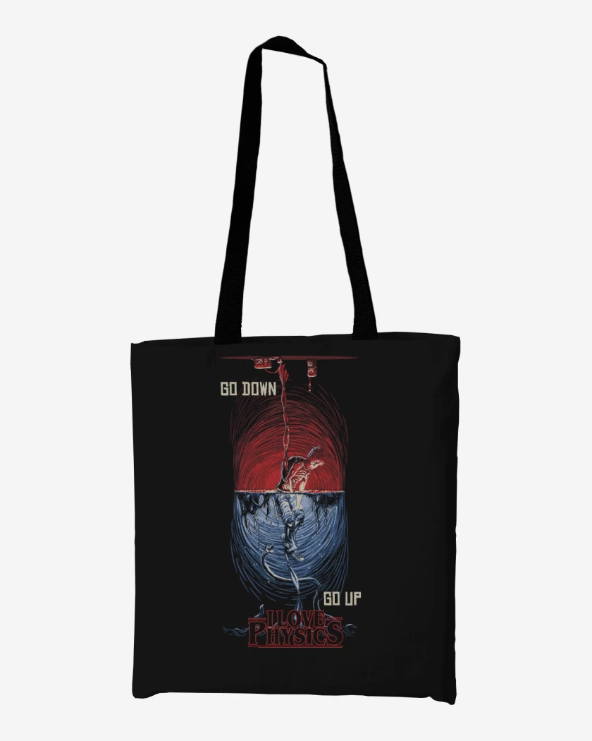 Totebag Negro de I Love Physics
