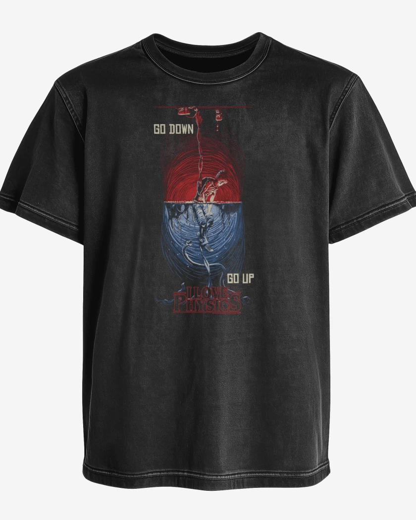 Polera desgastada I Love Physics