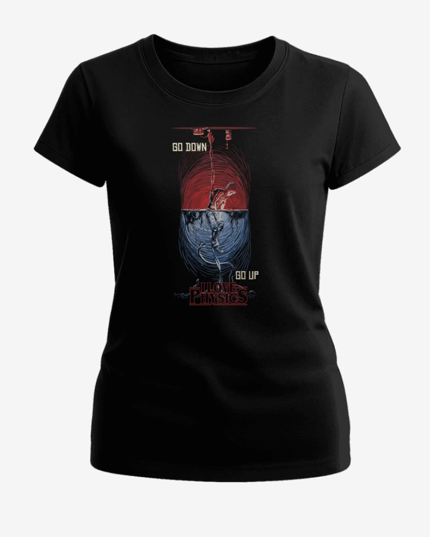 Polera de Mujer Negro de I Love Physics