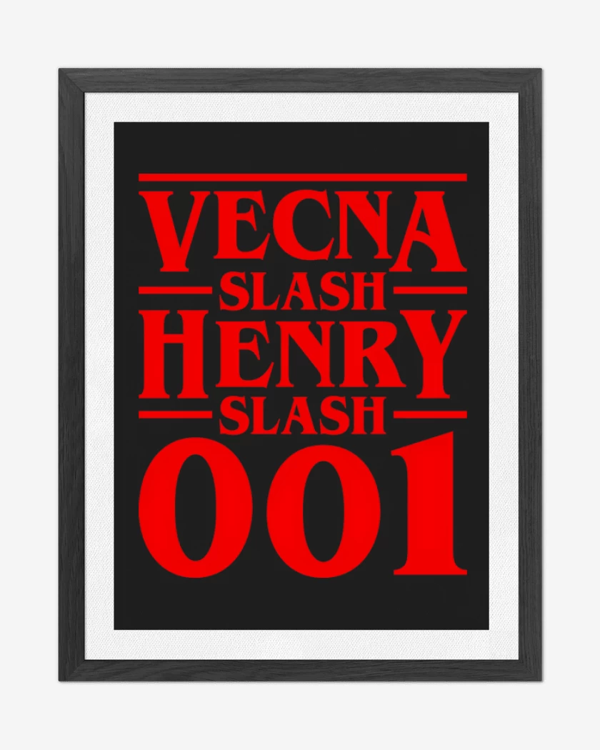 Cuadro decorativo Vecna Henry 001