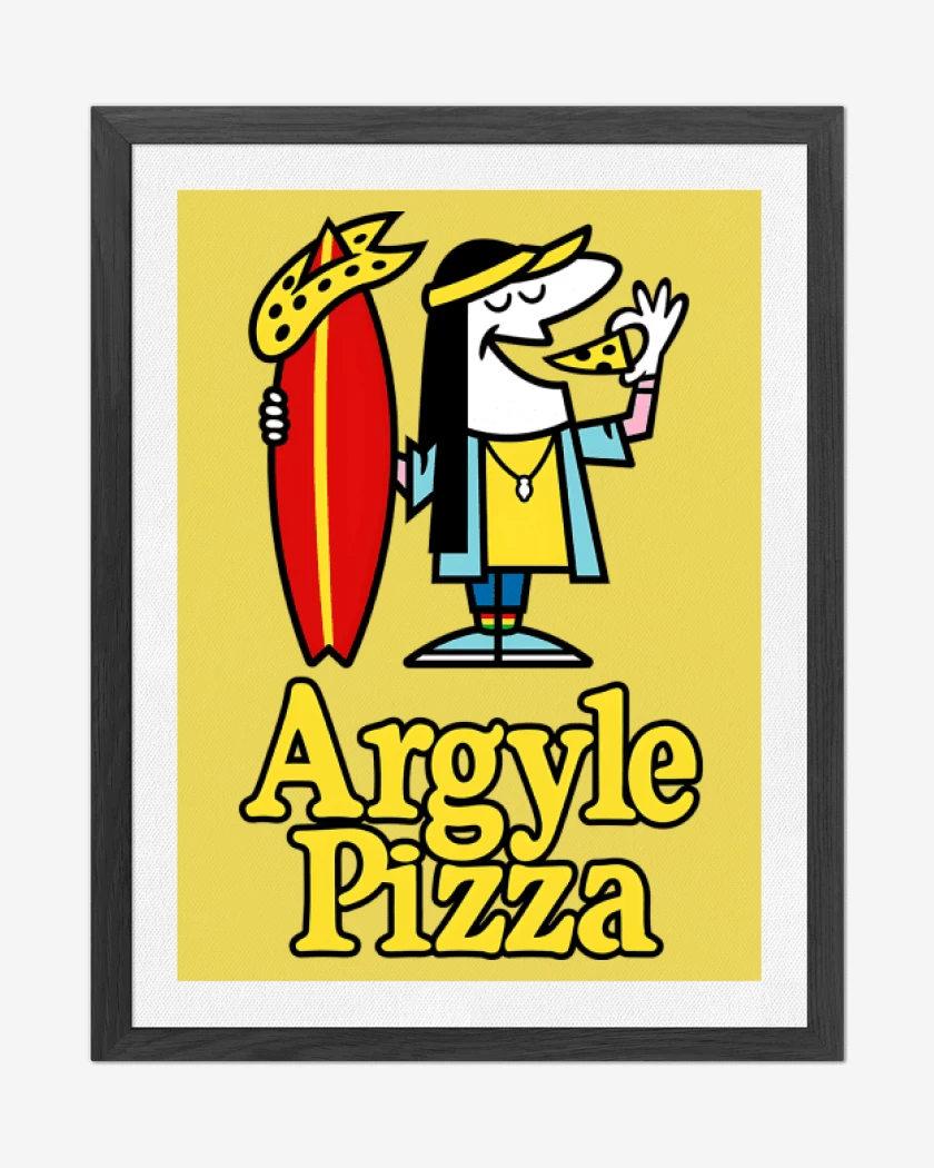 Cuadro decorativo Argyle Pizza