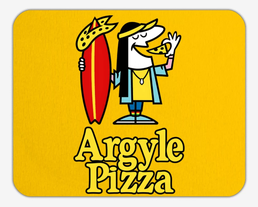 Mousepad Argyle Pizza