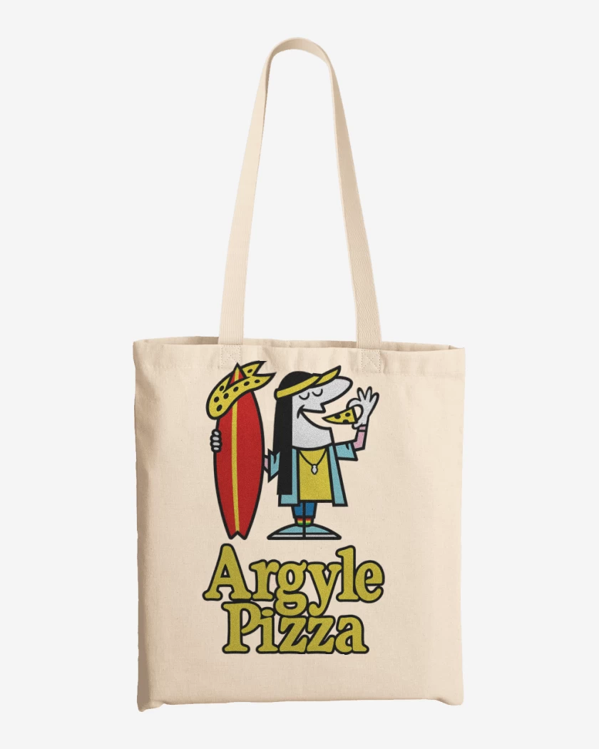 Totebag Argyle Pizza