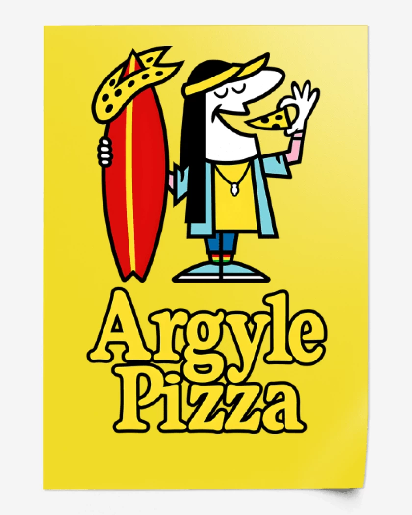 Print Argyle Pizza