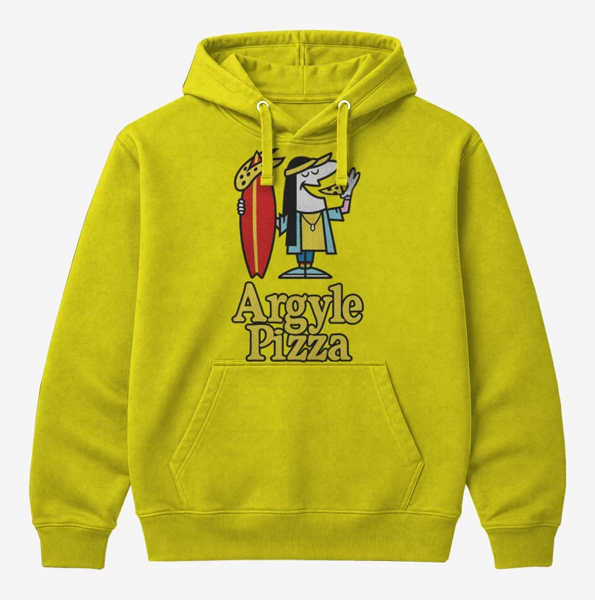 Polerón Canguro Argyle Pizza