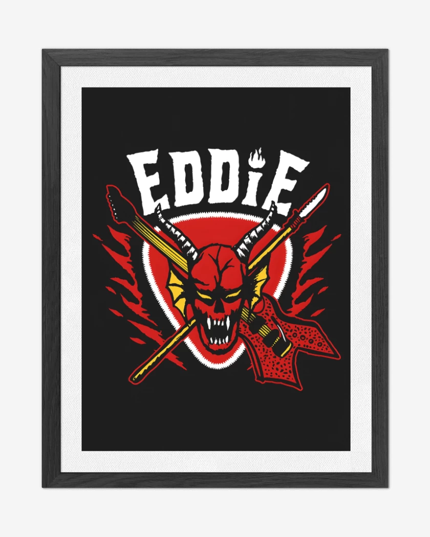 Cuadro decorativo Negro de Eddie Hellfire