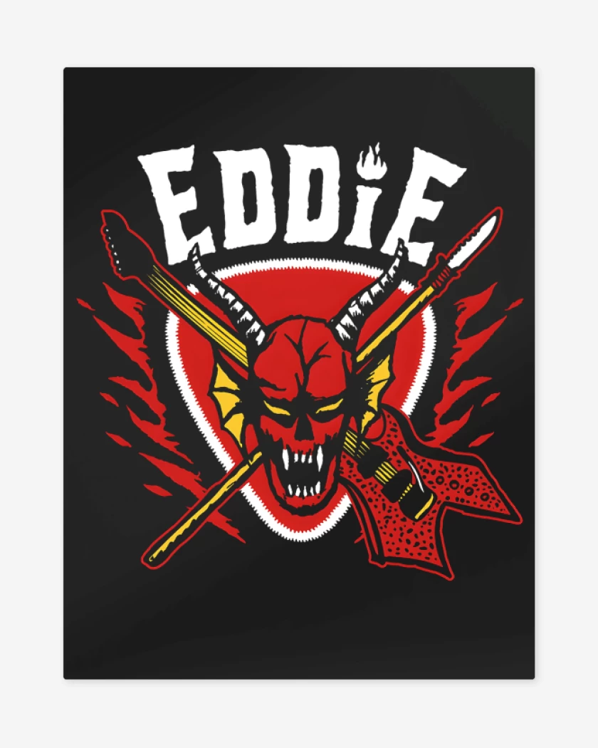 Print metalico Eddie Hellfire