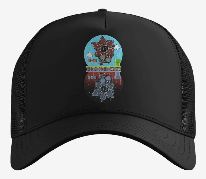Gorro Negro de Super Upside Down