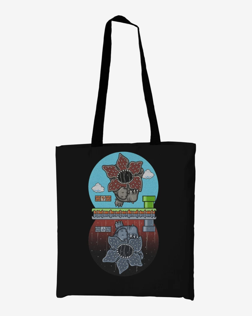 Totebag Negro de Super Upside Down
