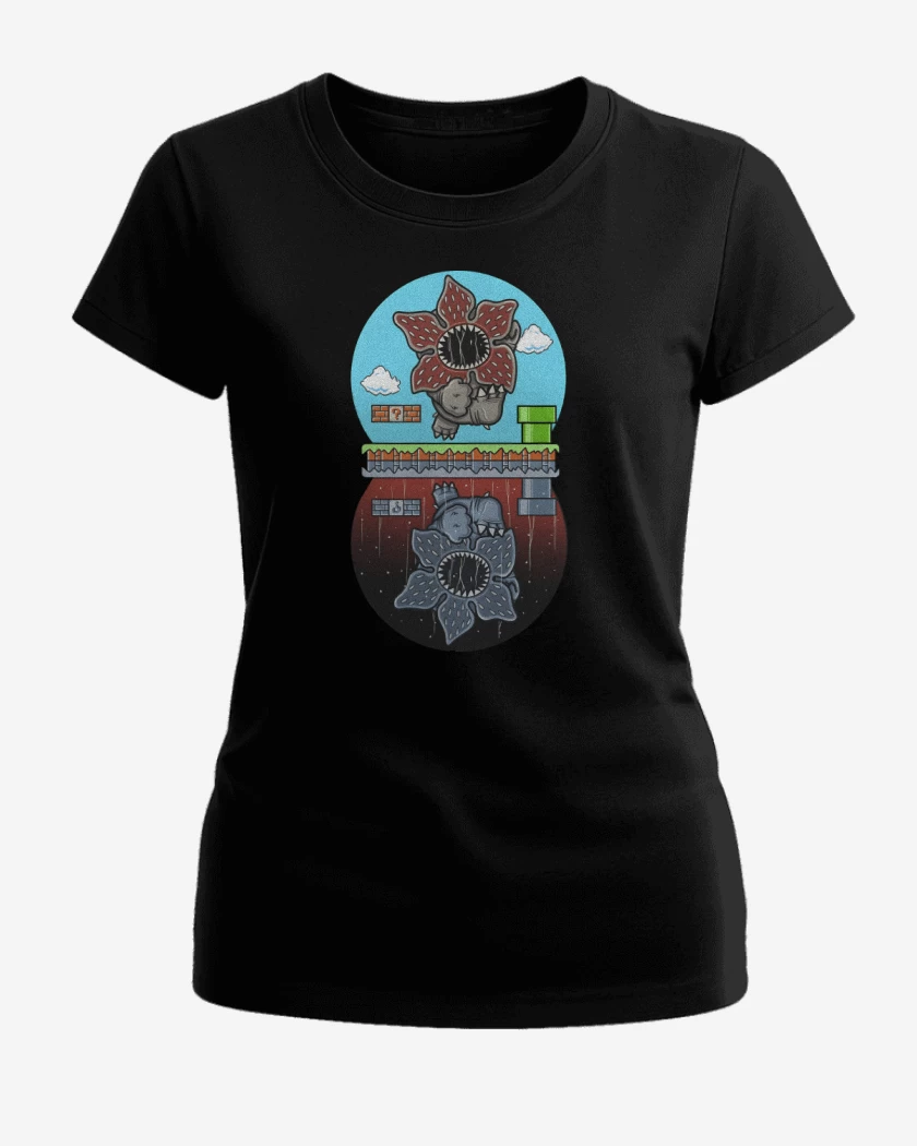 Polera de Mujer Negro de Super Upside Down