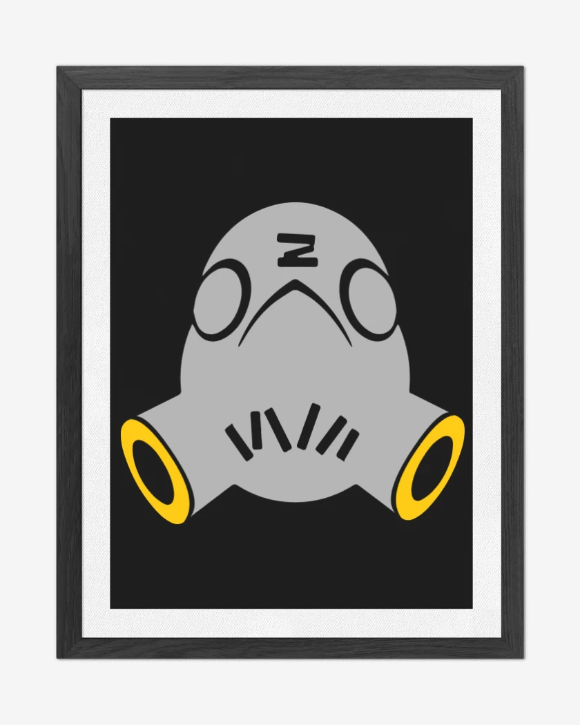 Cuadro decorativo Negro de Roadhog