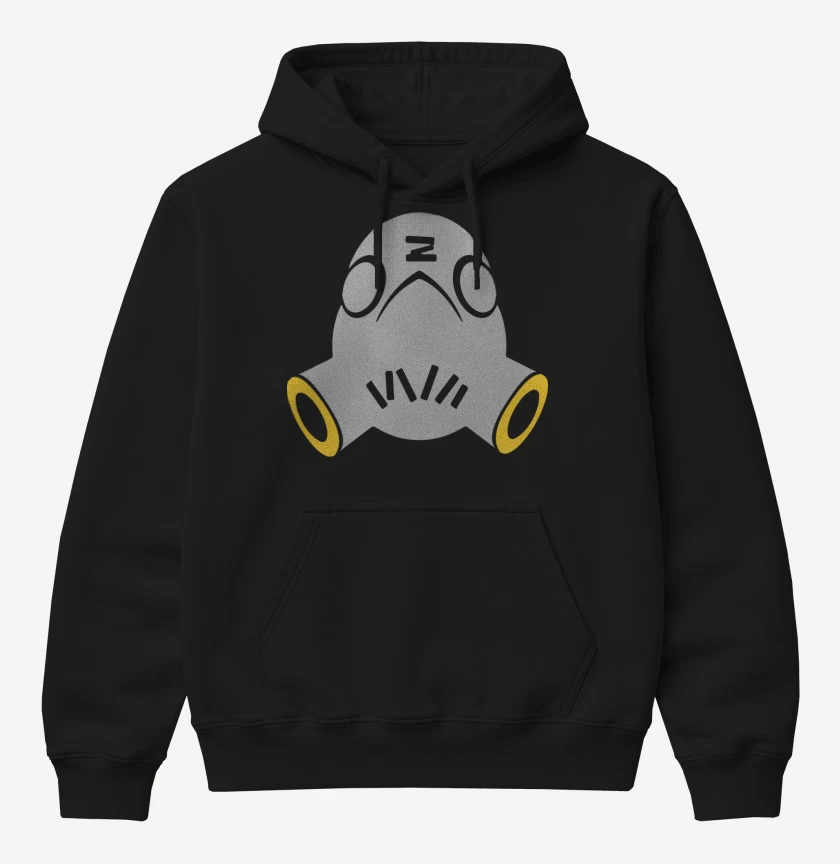 Poleron Canguro básico Negro de Roadhog