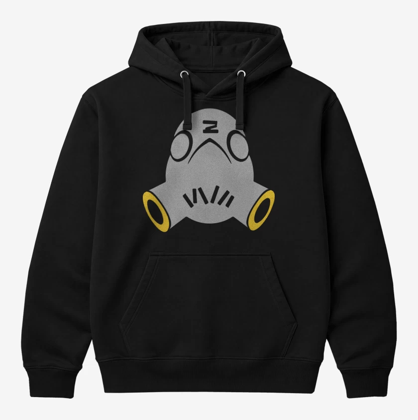 Polerón Canguro Negro de Roadhog