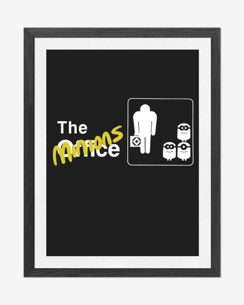 Cuadro decorativo Negro de The Minions