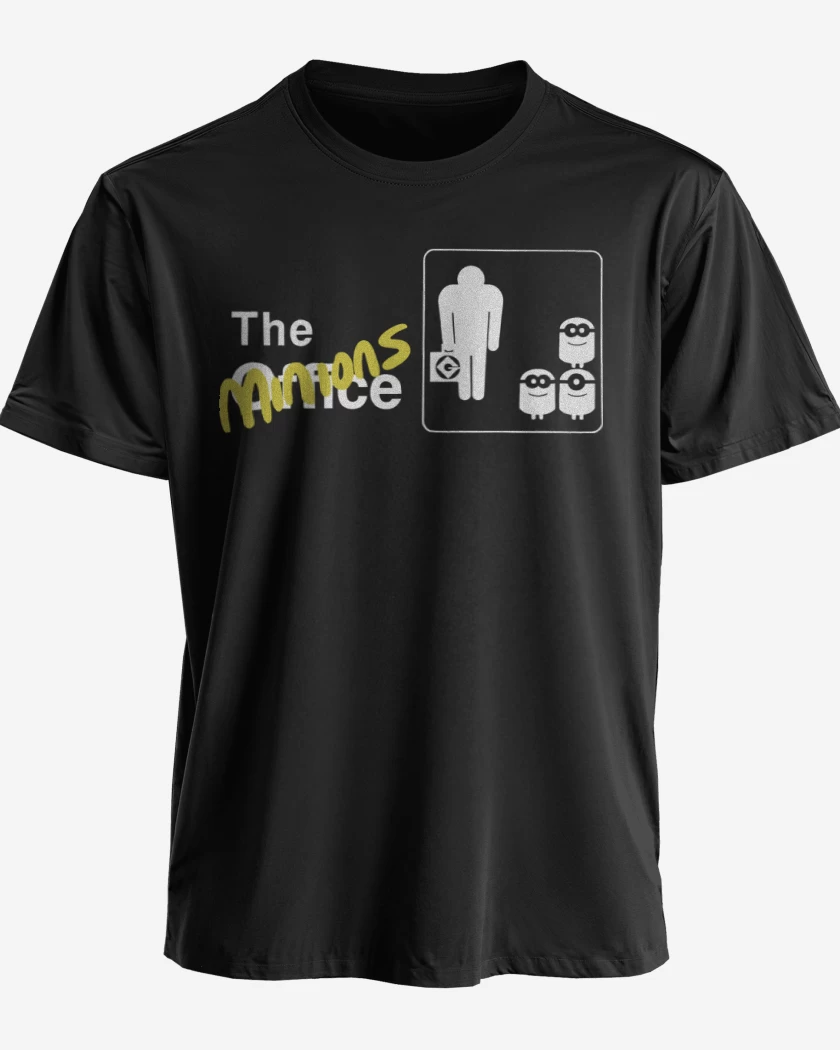 Polera premium Negro de The Minions